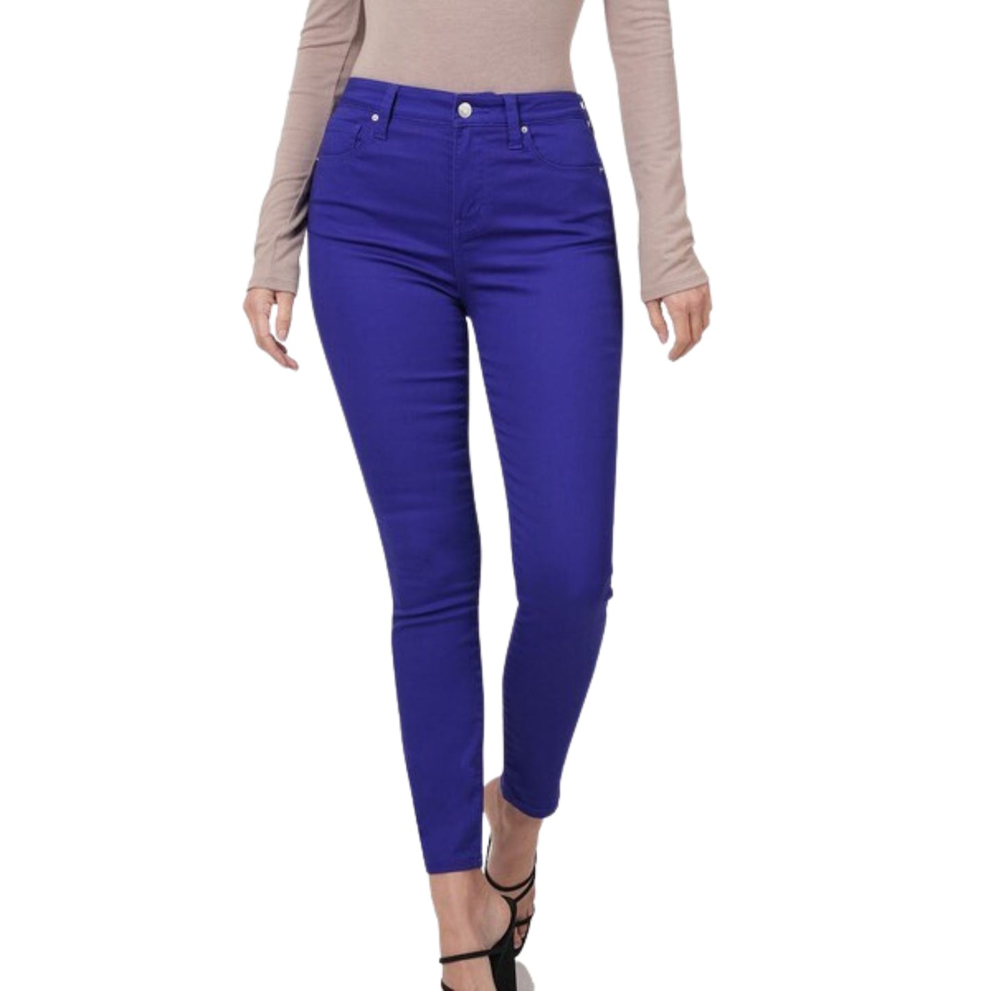 Zenana Skinny Leg Jeans (Plus)